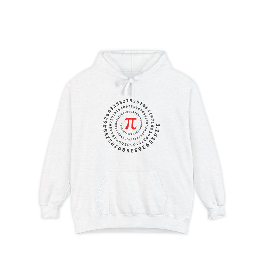 Pi Circle Hoodie — Inspire Back Graphic Math Pi Pullover