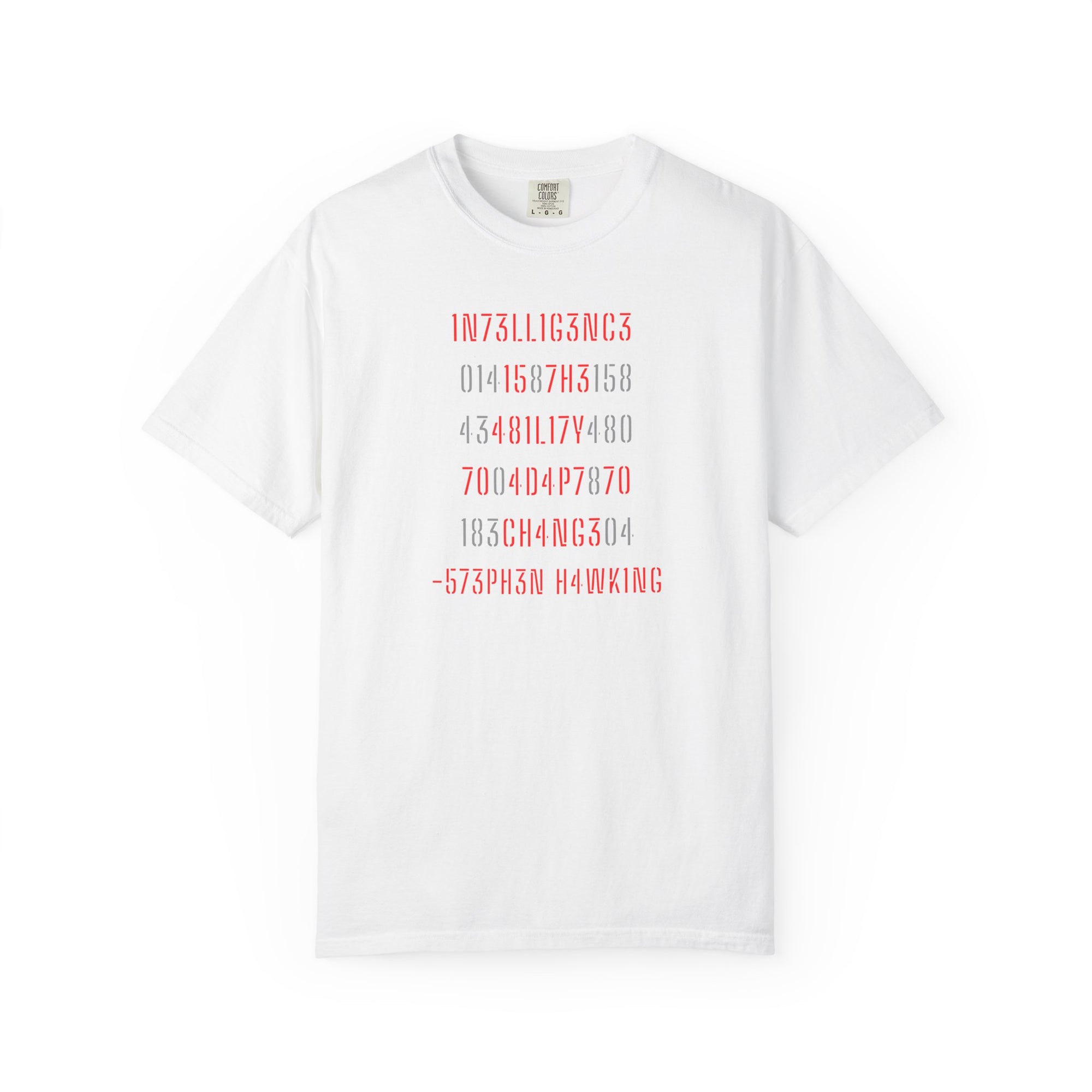 Science Quote T-Shirt —  'Intelligence is the Ability to Adapt'