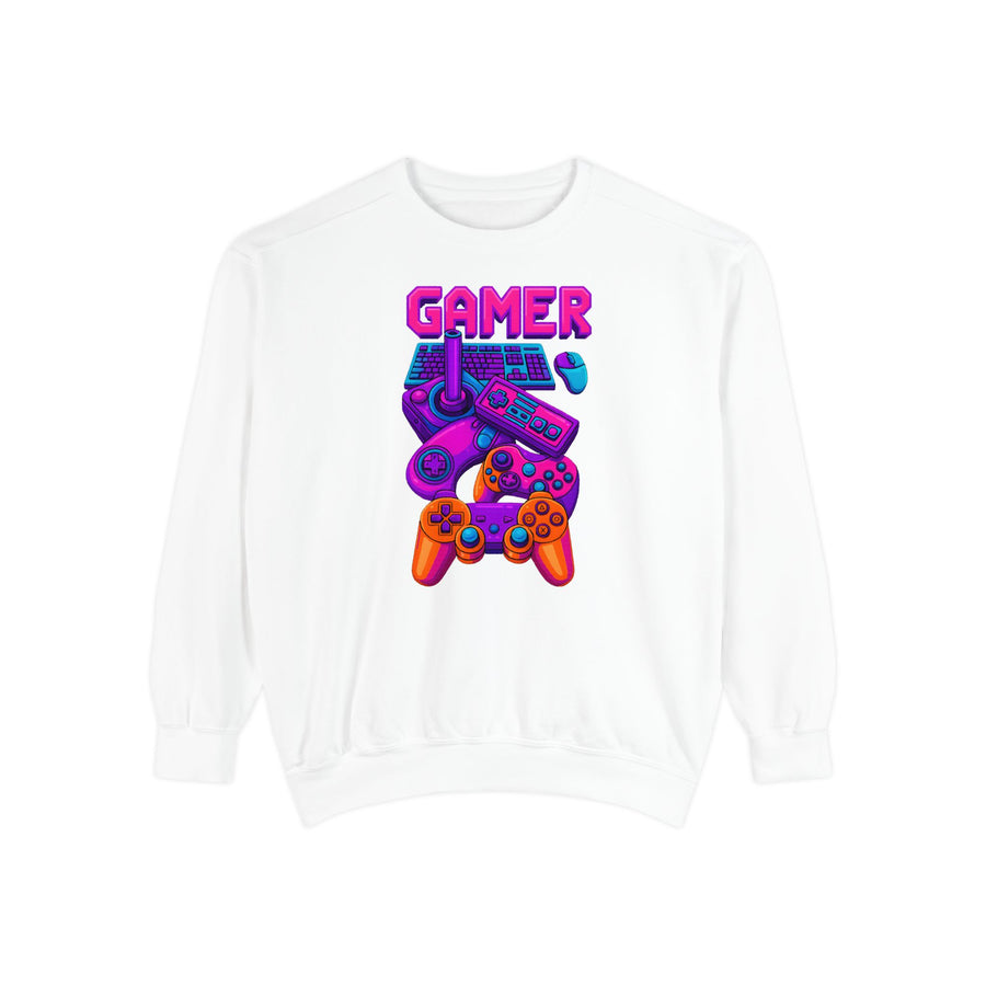 Gamer Retro Controllers Sweatshirt