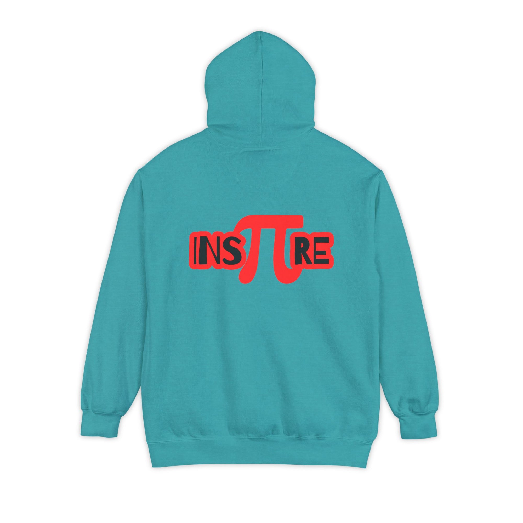 Pi Circle Hoodie — Inspire Back Graphic Math Pi Pullover