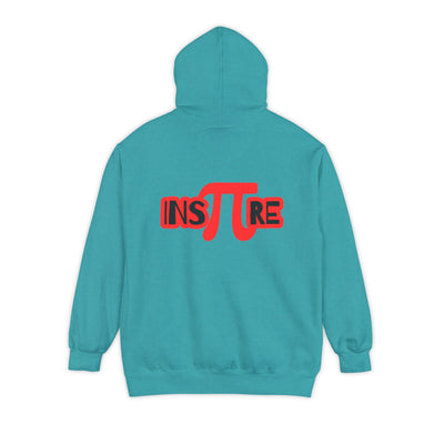 Pi Circle Hoodie — Inspire Back Graphic Math Pi Pullover
