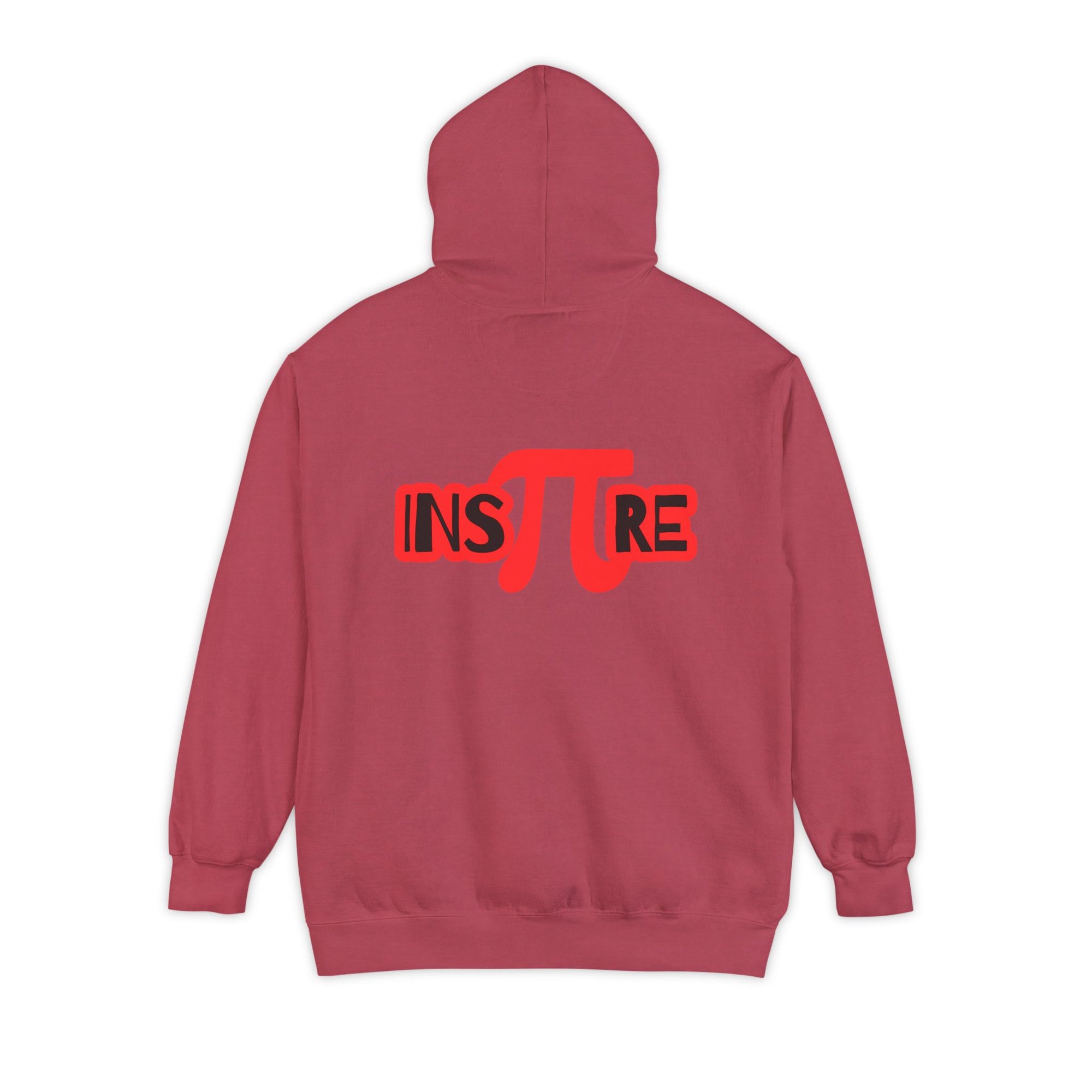 Pi Circle Hoodie — Inspire Back Graphic Math Pi Pullover