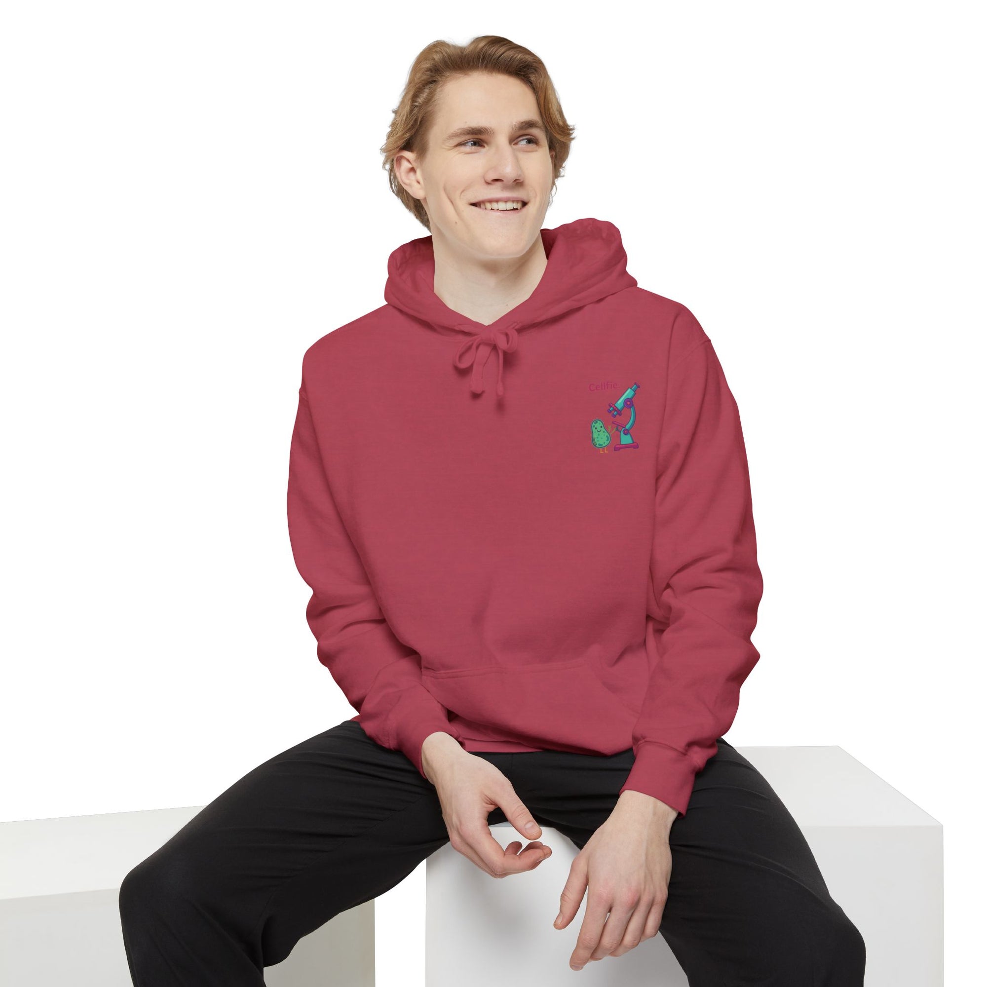 Cellfie Hoodie  Cute cell & Microscope Graphic Hoodie