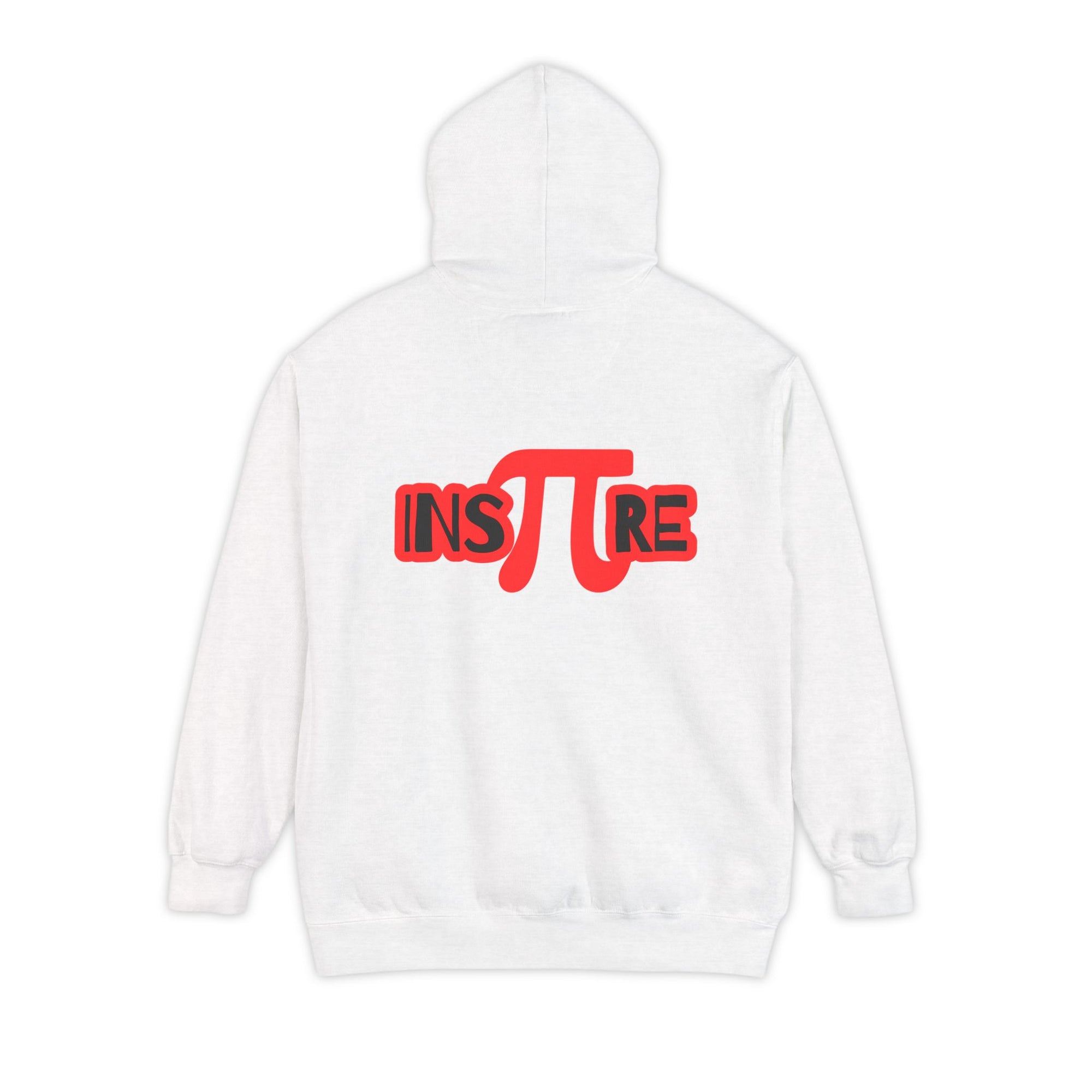 Pi Circle Hoodie — Inspire Back Graphic Math Pi Pullover