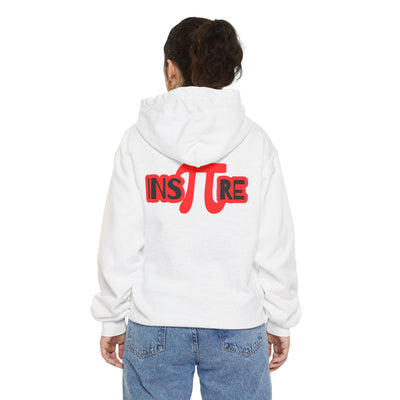 Pi Circle Hoodie — Inspire Back Graphic Math Pi Pullover
