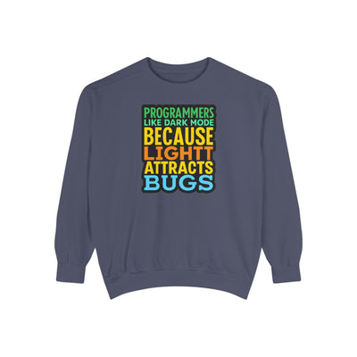 Programmers Like Dark Mode Sweatshirt