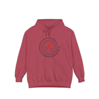 Pi Circle Hoodie — Inspire Back Graphic Math Pi Pullover