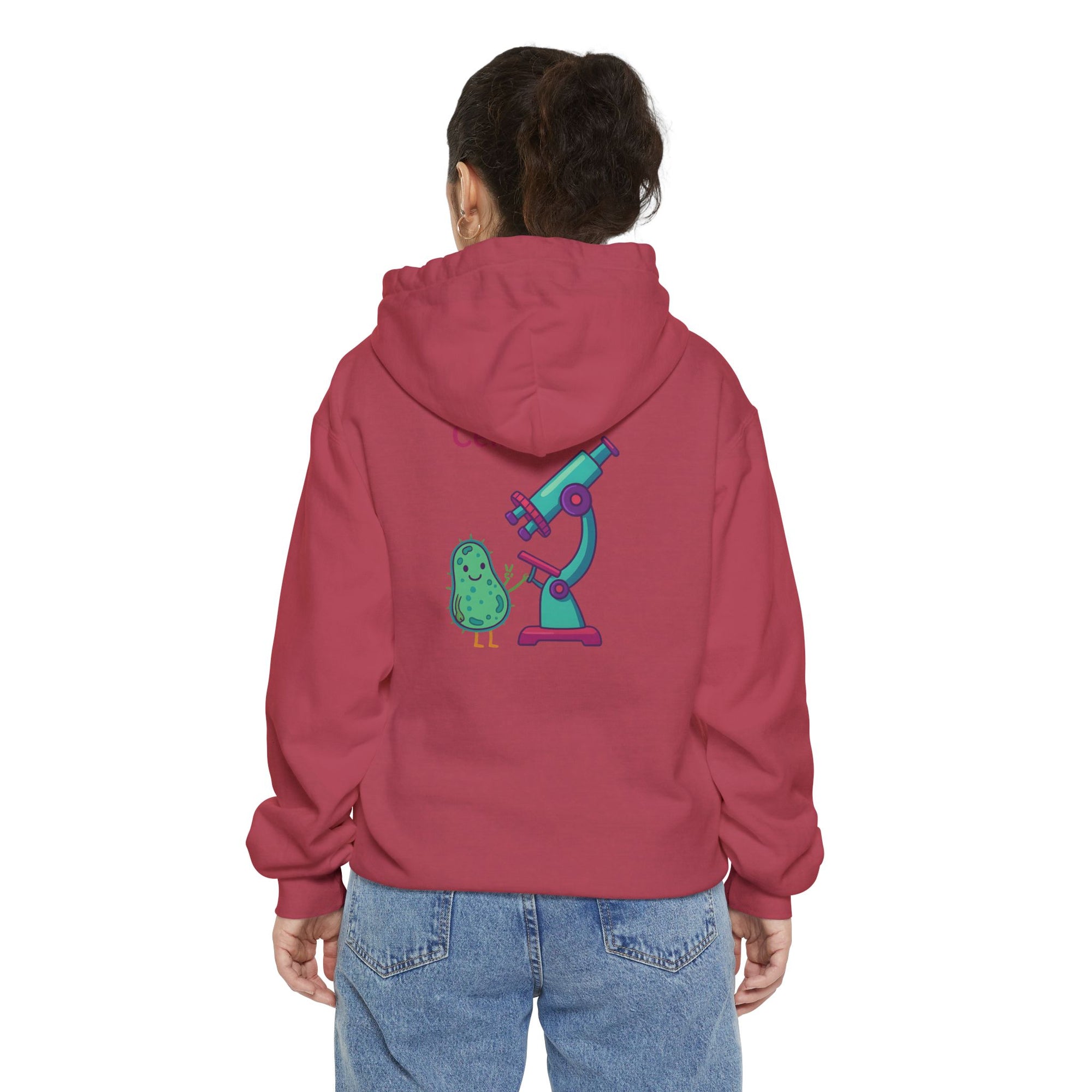 Cellfie Hoodie  Cute cell & Microscope Graphic Hoodie