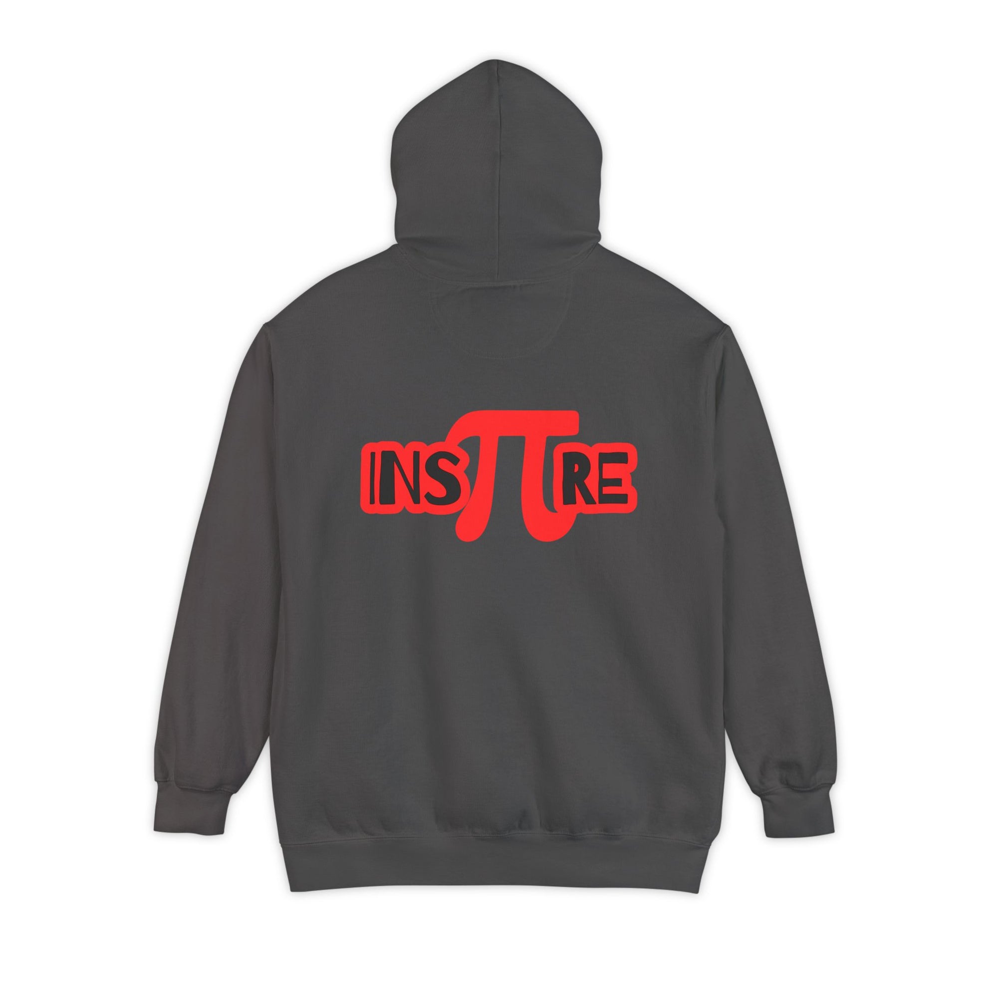 Pi Circle Hoodie — Inspire Back Graphic Math Pi Pullover