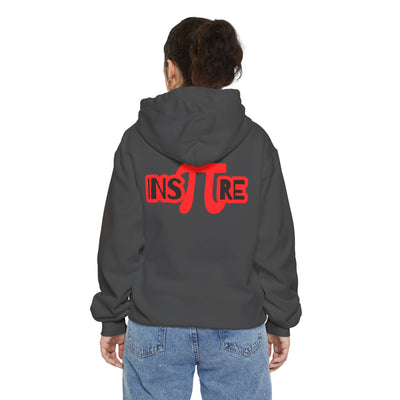Pi Circle Hoodie — Inspire Back Graphic Math Pi Pullover