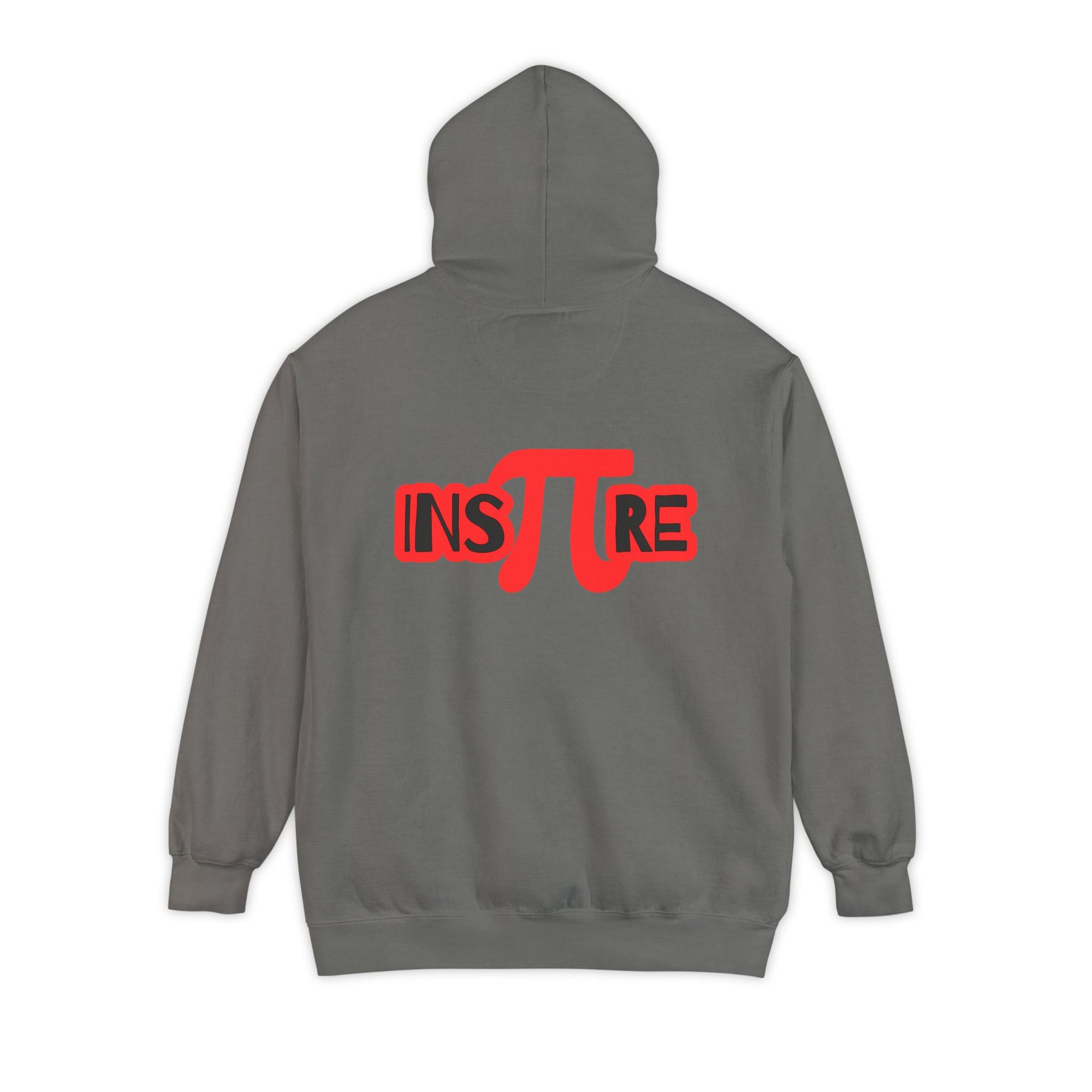 Pi Circle Hoodie — Inspire Back Graphic Math Pi Pullover