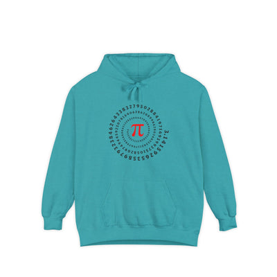 Pi Circle Hoodie — Inspire Back Graphic Math Pi Pullover