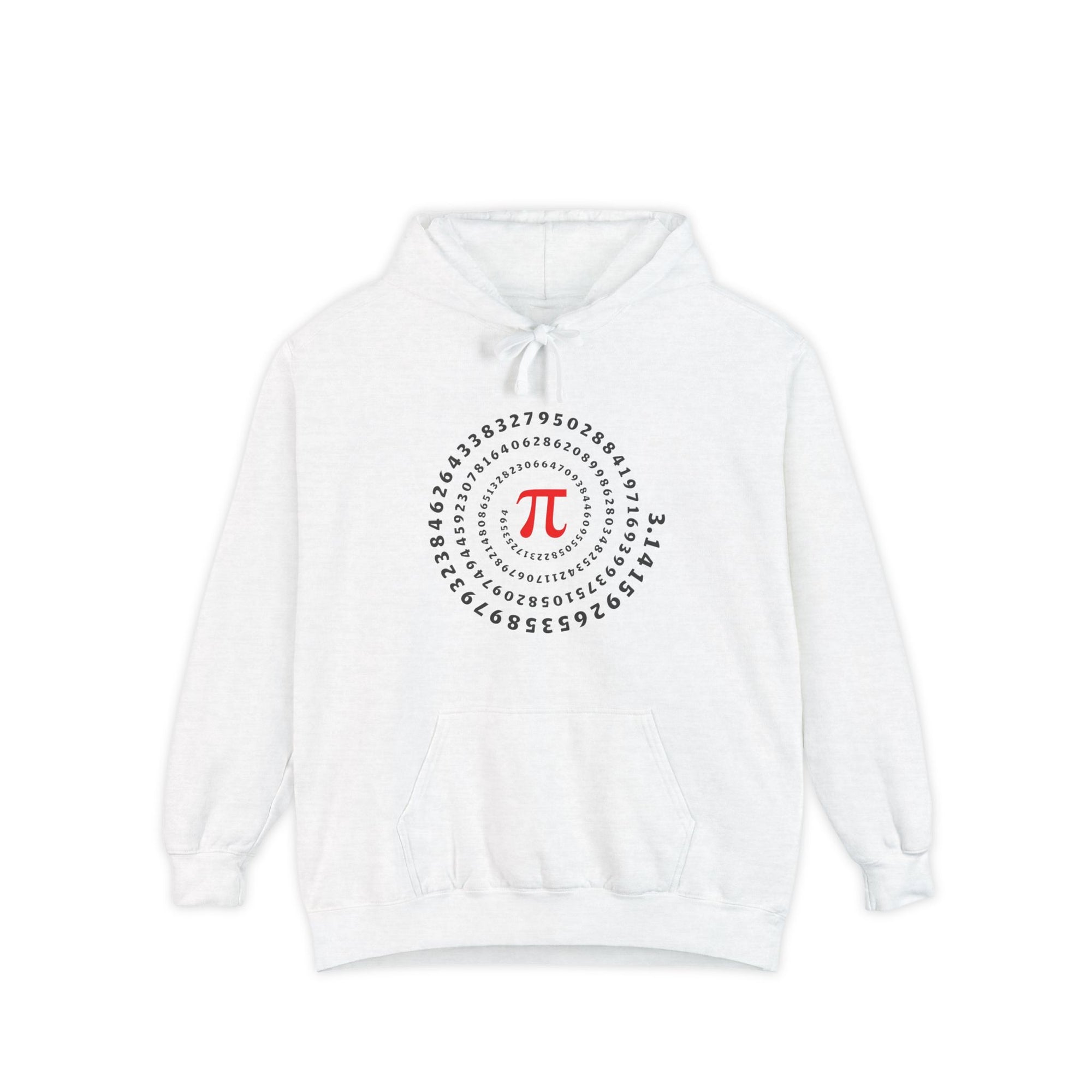 Pi Circle Hoodie — Inspire Back Graphic Math Pi Pullover