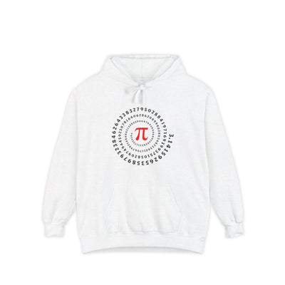 Pi Circle Hoodie — Inspire Back Graphic Math Pi Pullover