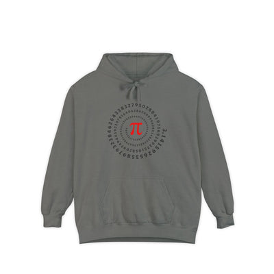 Pi Circle Hoodie — Inspire Back Graphic Math Pi Pullover