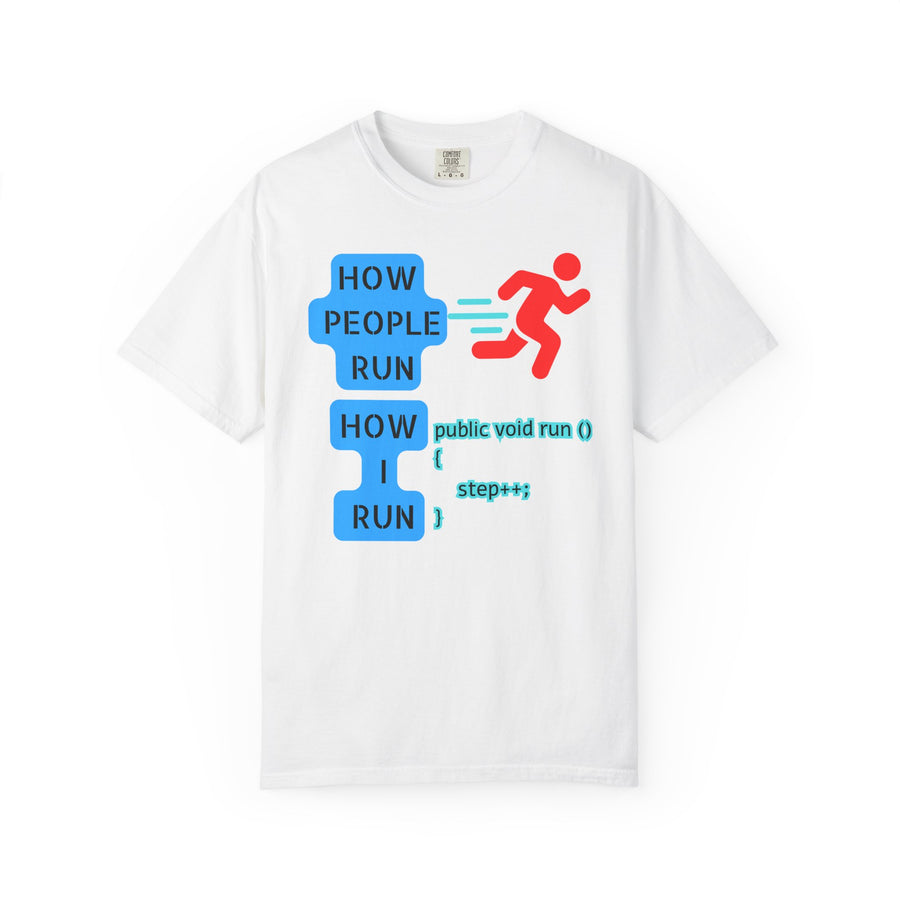 How People Run Programmer Running T‑Shirt