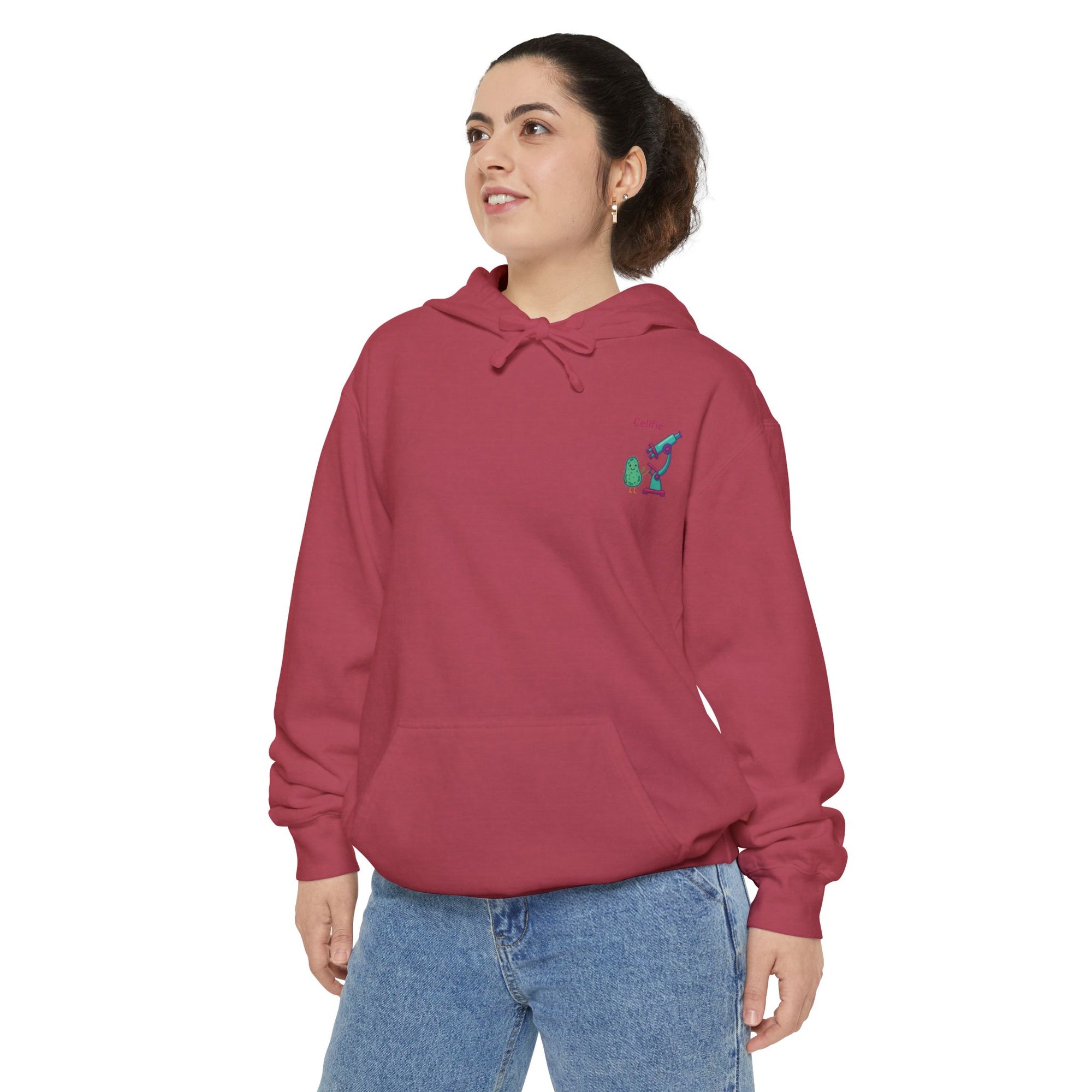 Cellfie Hoodie  Cute cell & Microscope Graphic Hoodie